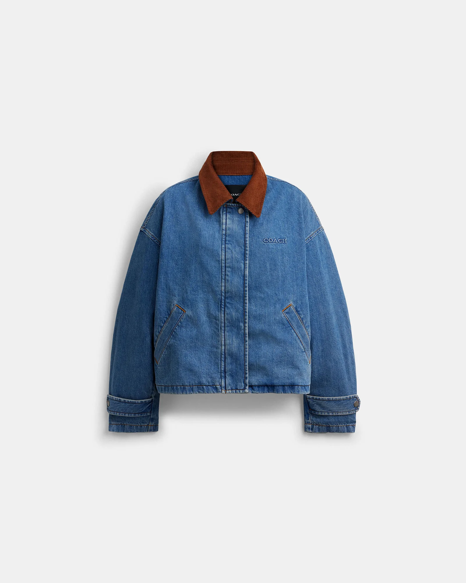 Джинсовая куртка-барн Coach — 3
