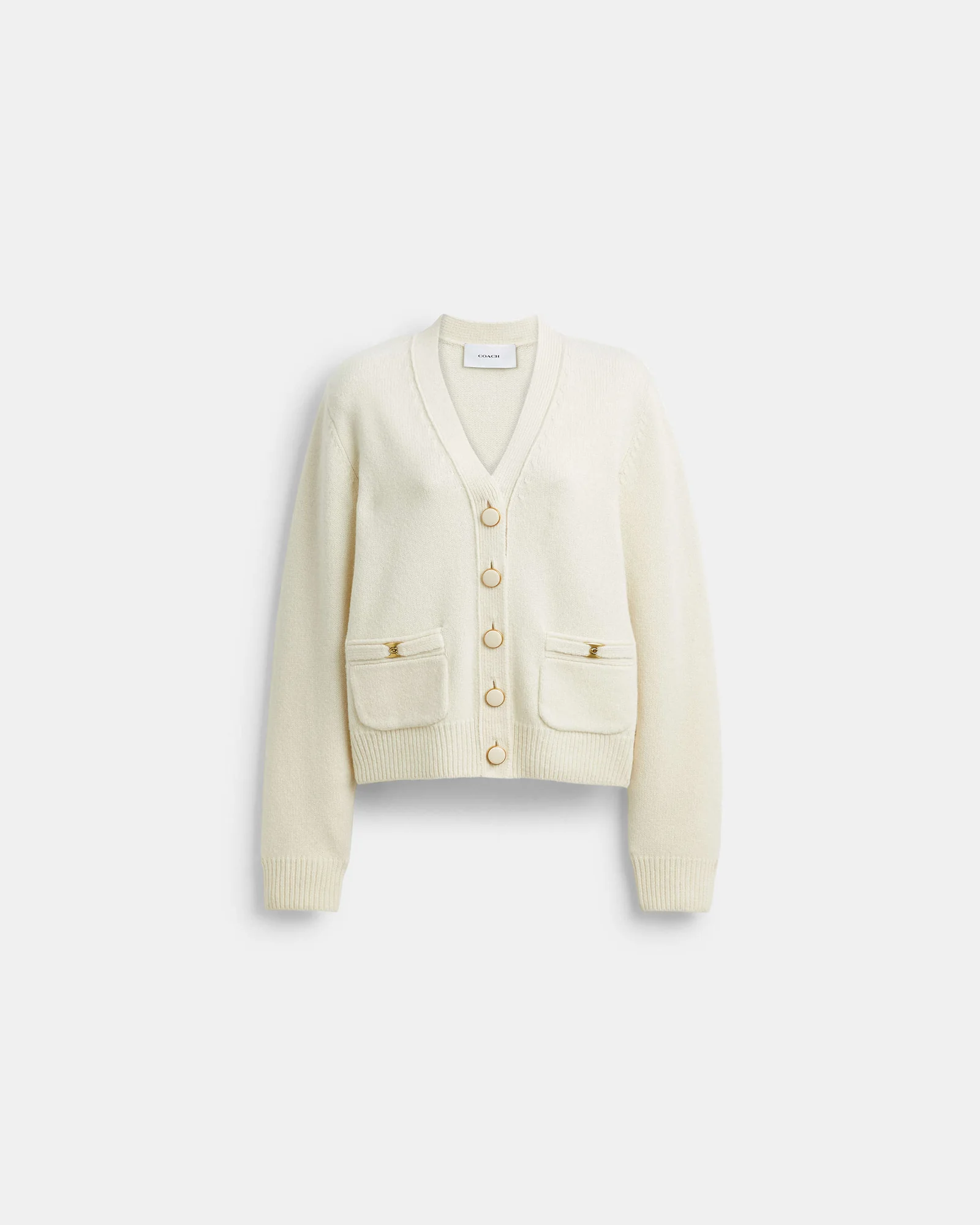 Шерстяной кардиган Coach Heritage C — 15