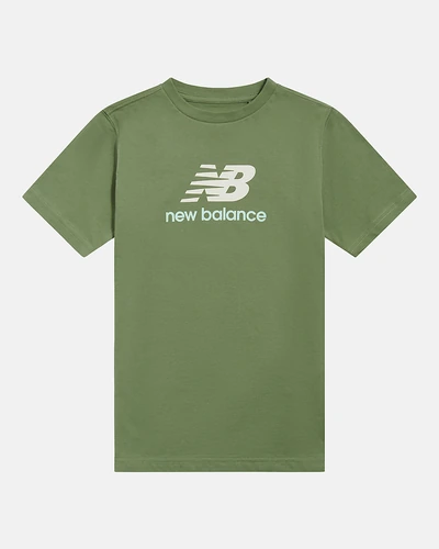Детская футболка New Balance Jersey Stacked Logo с принтом