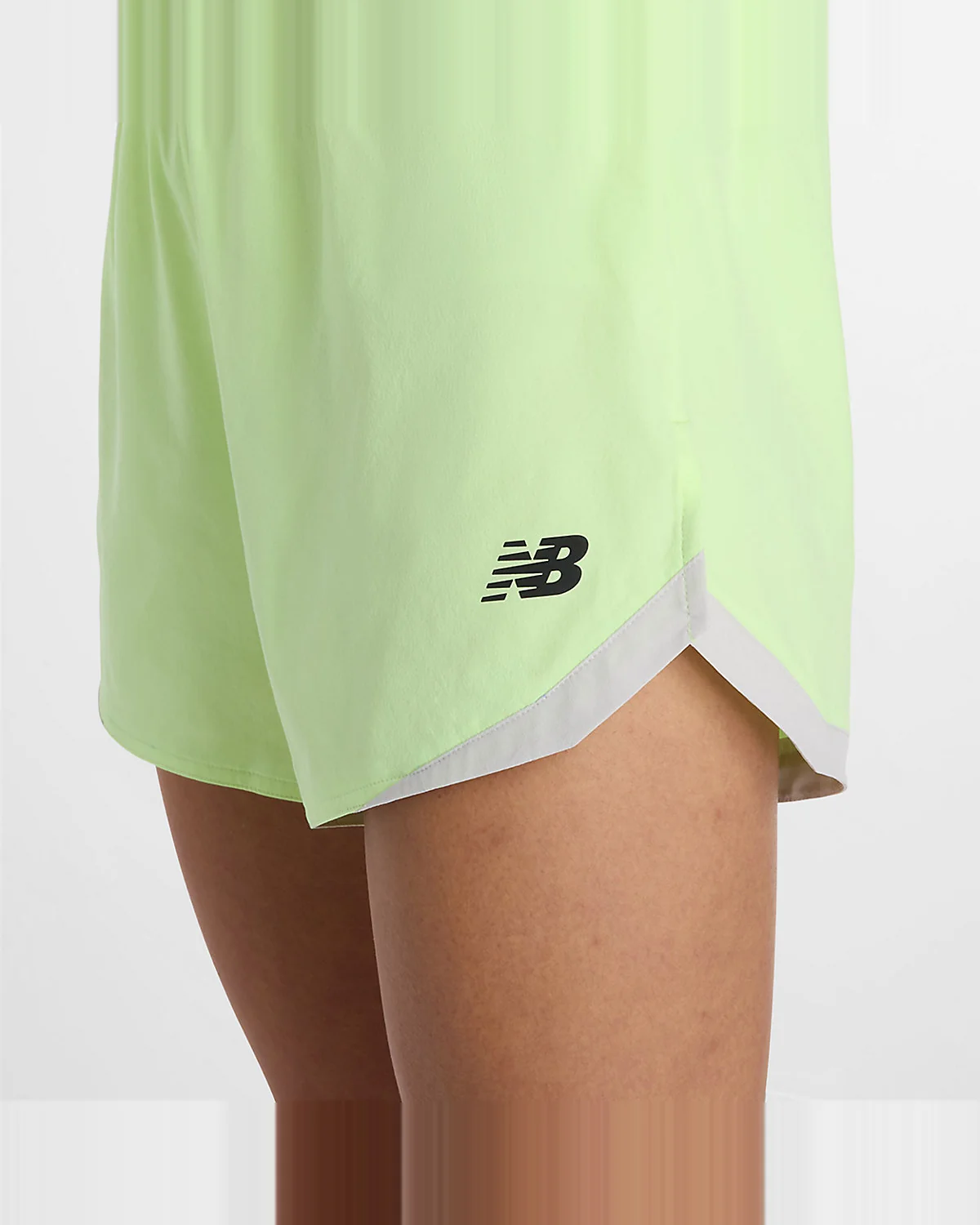 Шорты New Balance RC Essential 5 дюймов неоново-зеленые — 8