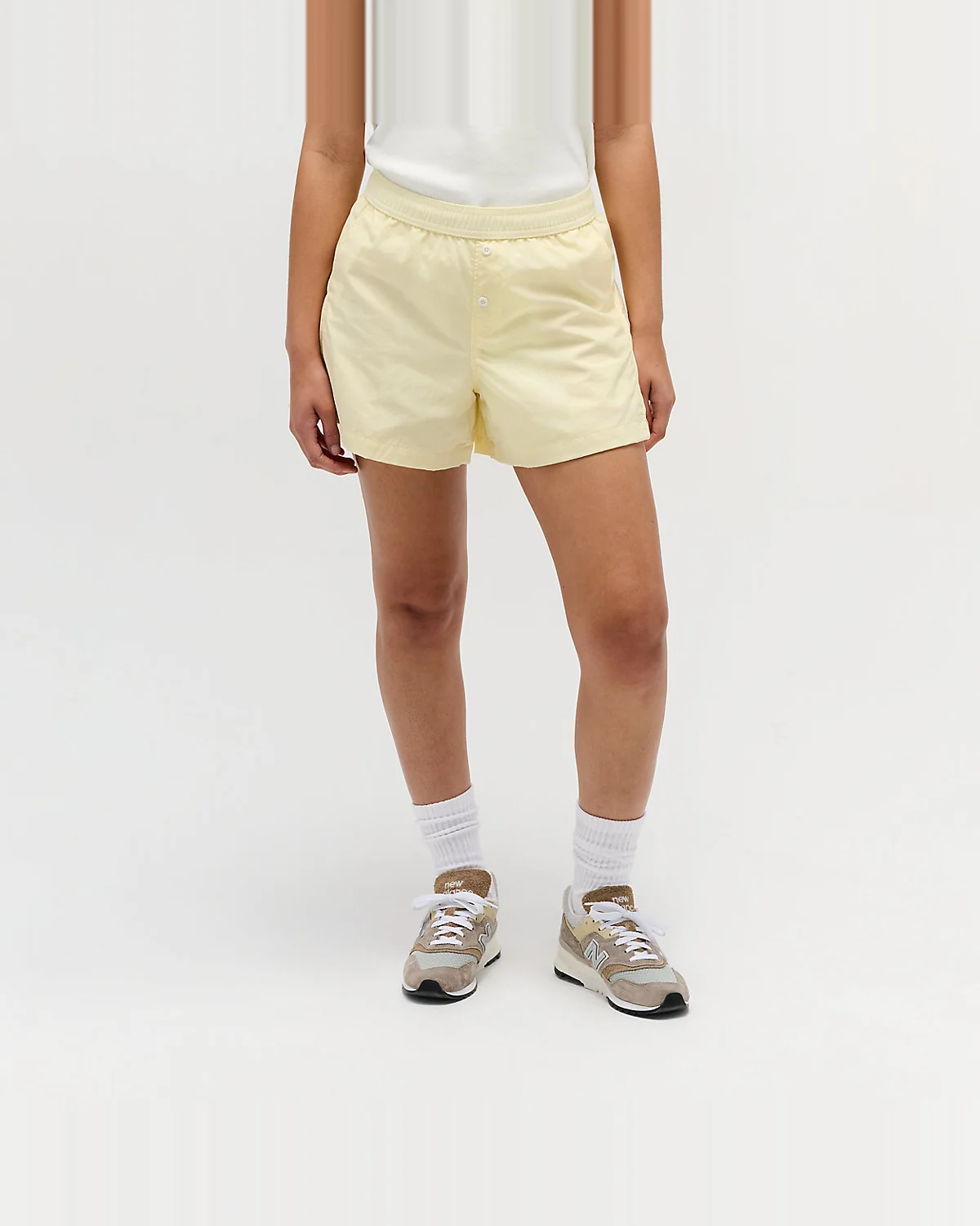 Женские шорты New Balance Made in USA Cotton Nylon — 3