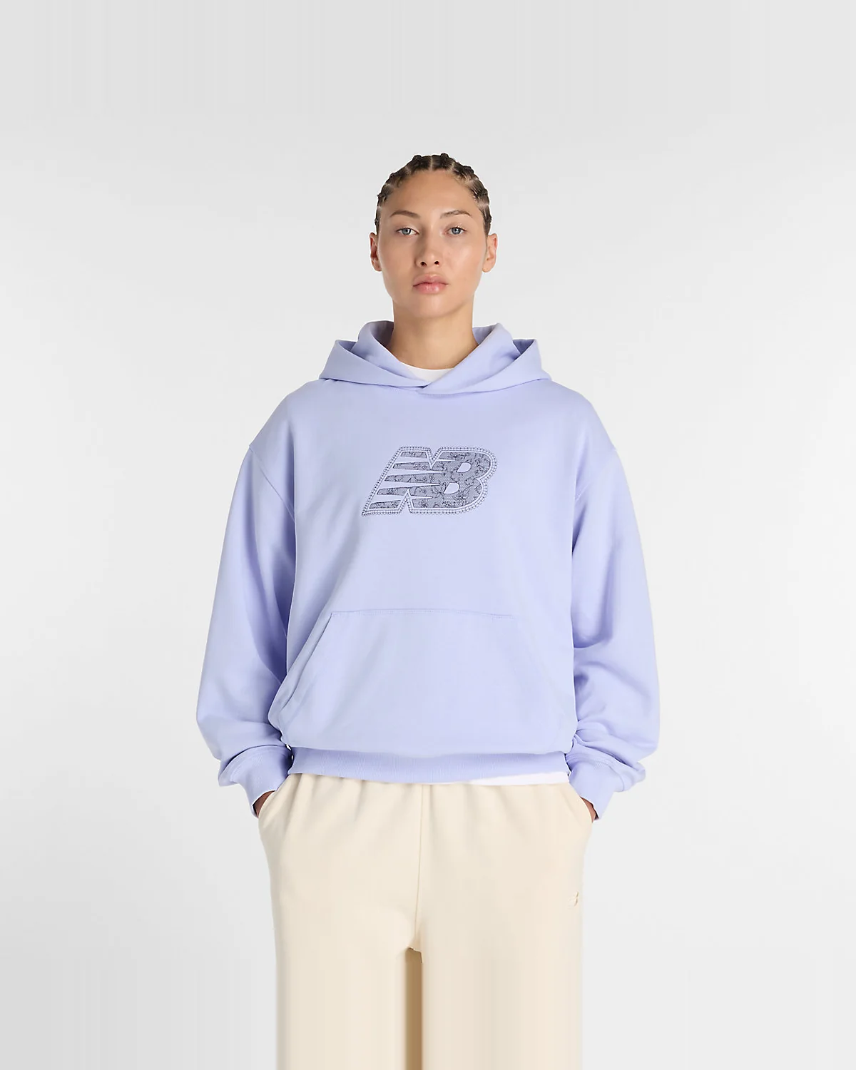 Худи New Balance с декоративным логотипом NB — 1