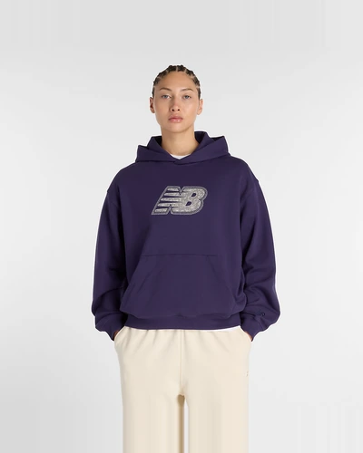 Худи New Balance с декоративным логотипом NB