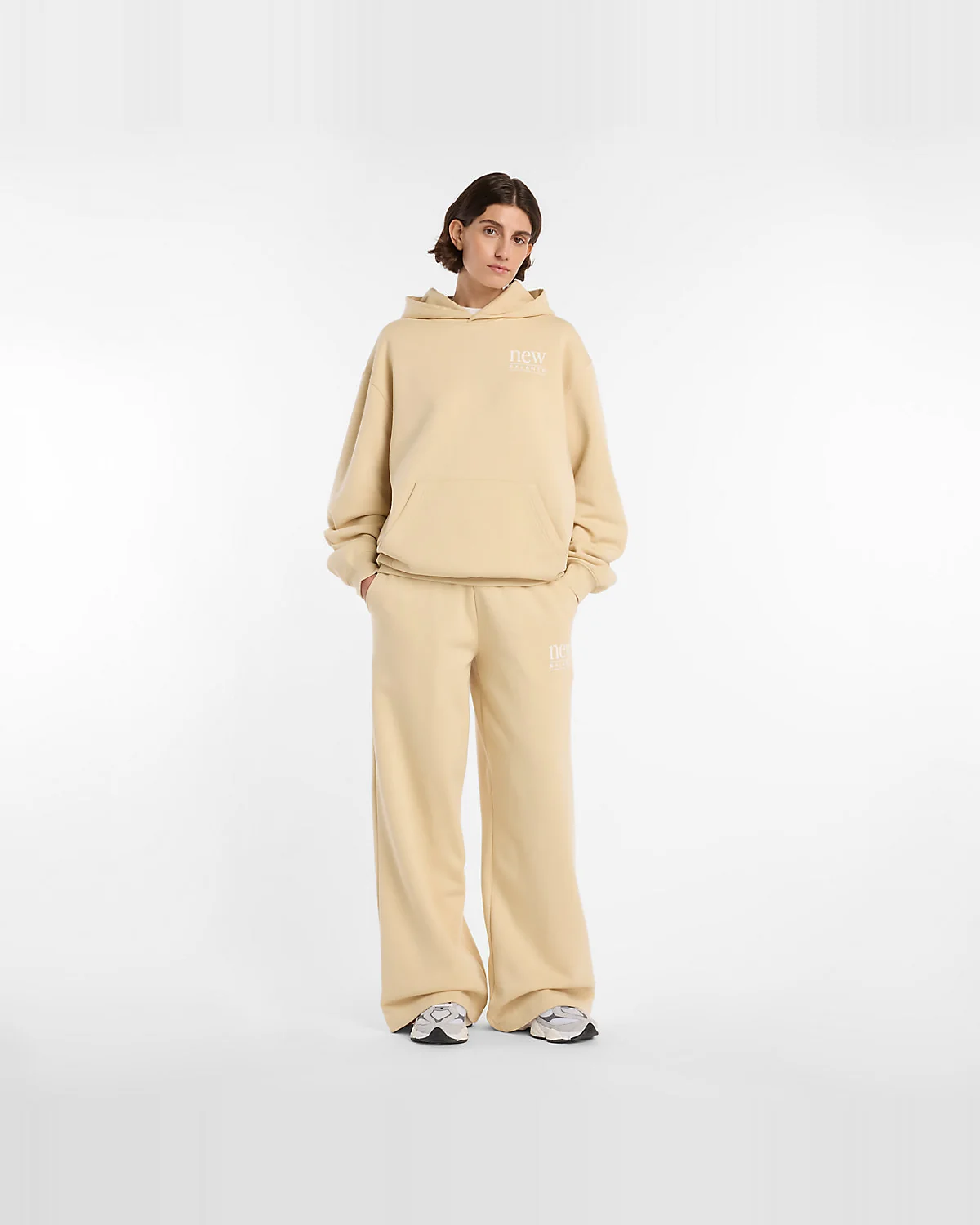 Худи New Balance Reimagined Fleece удлиненное — 2