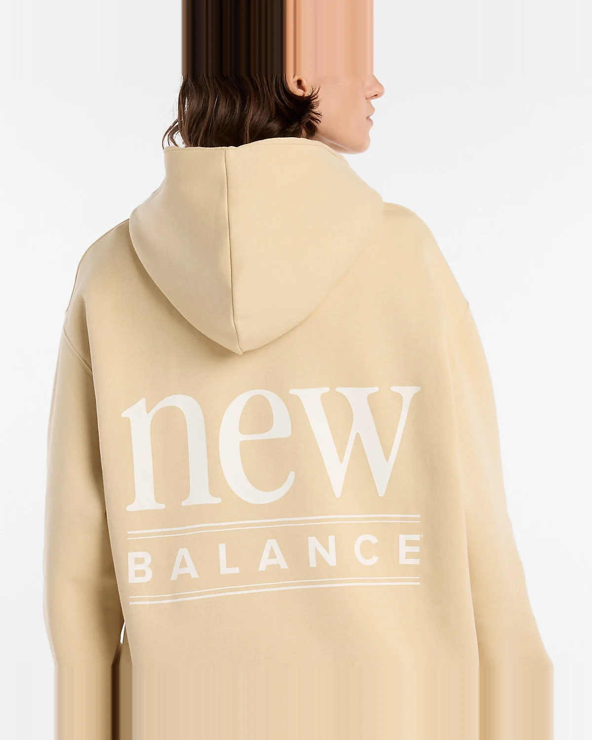 Худи New Balance Reimagined Fleece удлиненное — 7