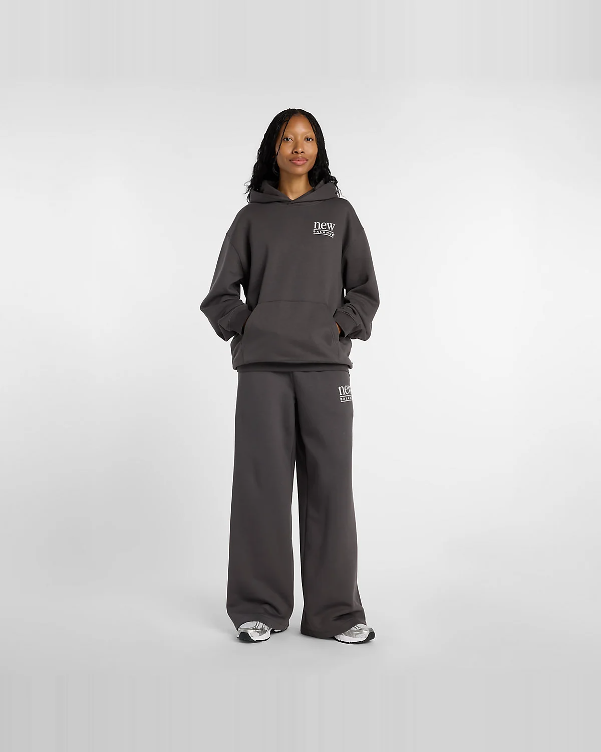 Худи New Balance Reimagined Fleece удлиненное — 2