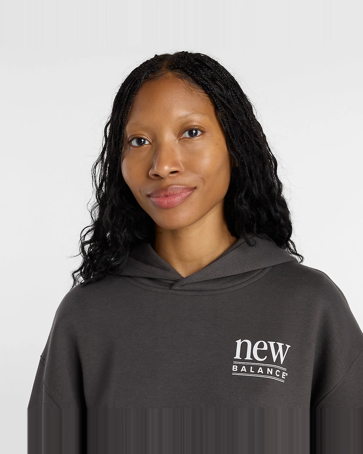 Худи New Balance Reimagined Fleece удлиненное — 3