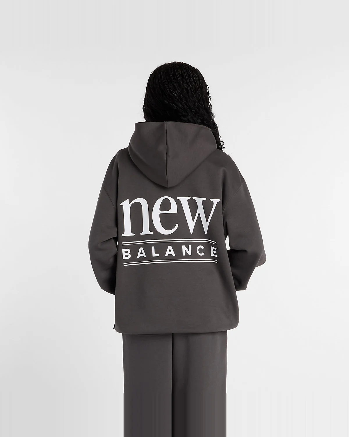 Худи New Balance Reimagined Fleece удлиненное — 4
