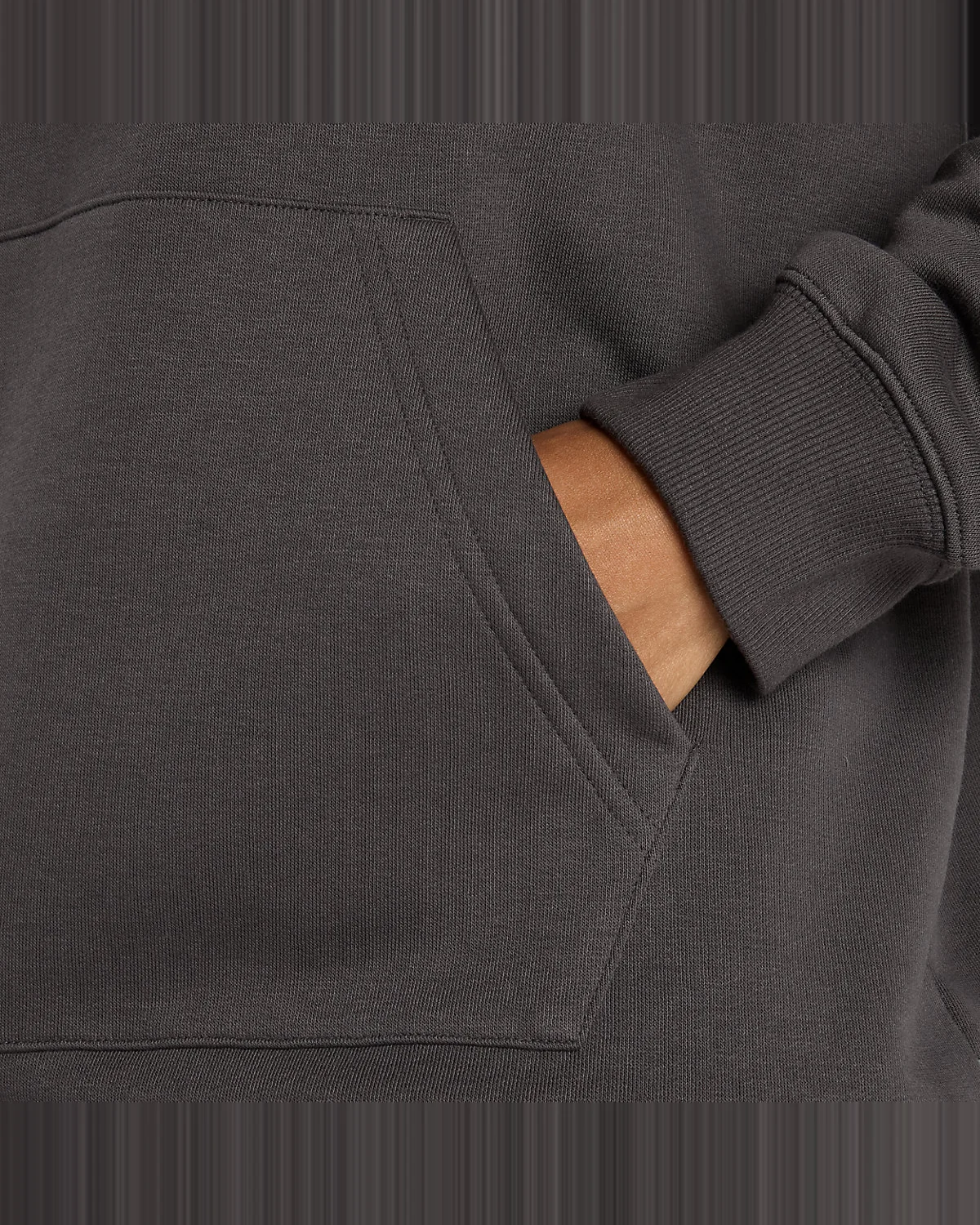 Худи New Balance Reimagined Fleece удлиненное — 6