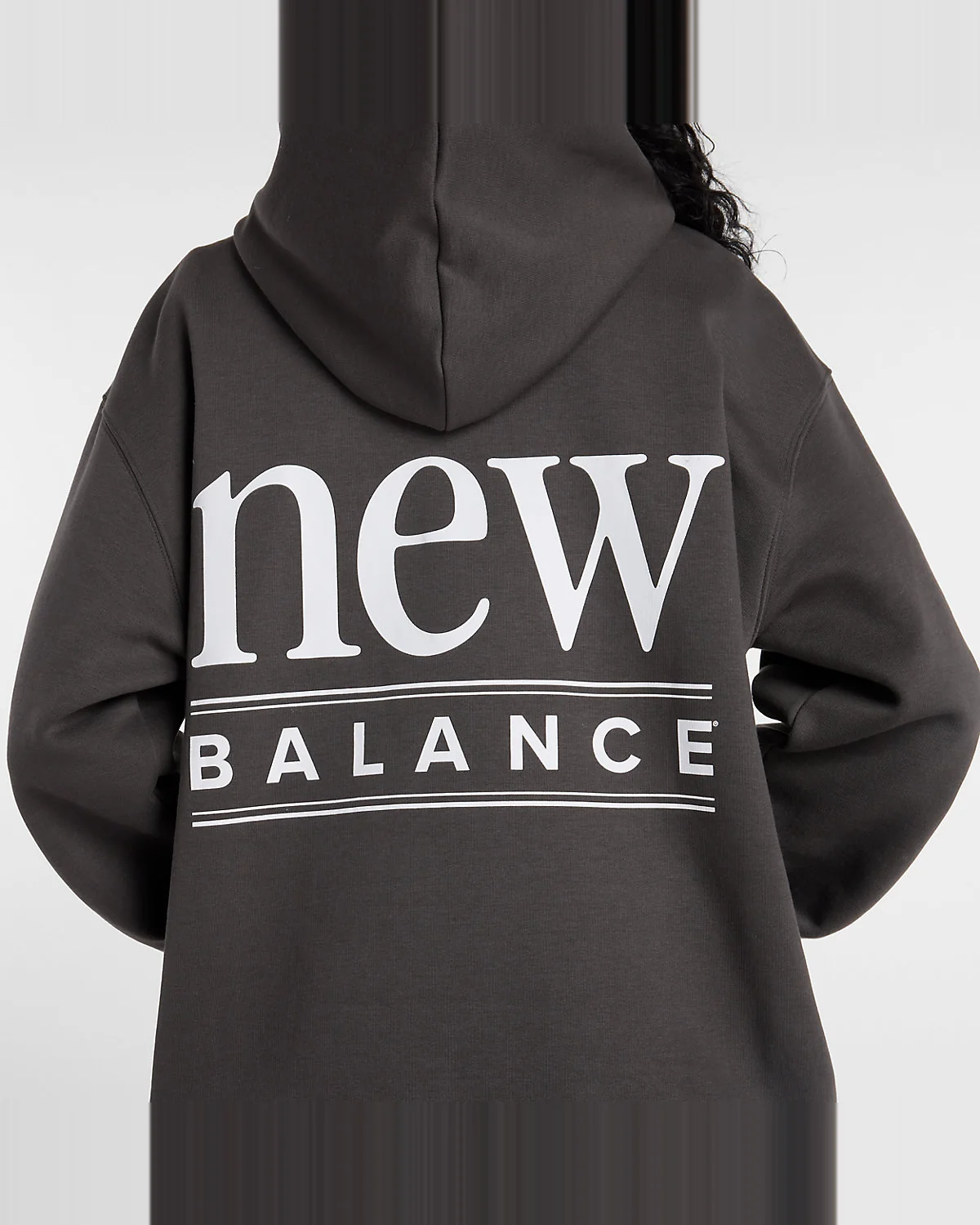 Худи New Balance Reimagined Fleece удлиненное — 7