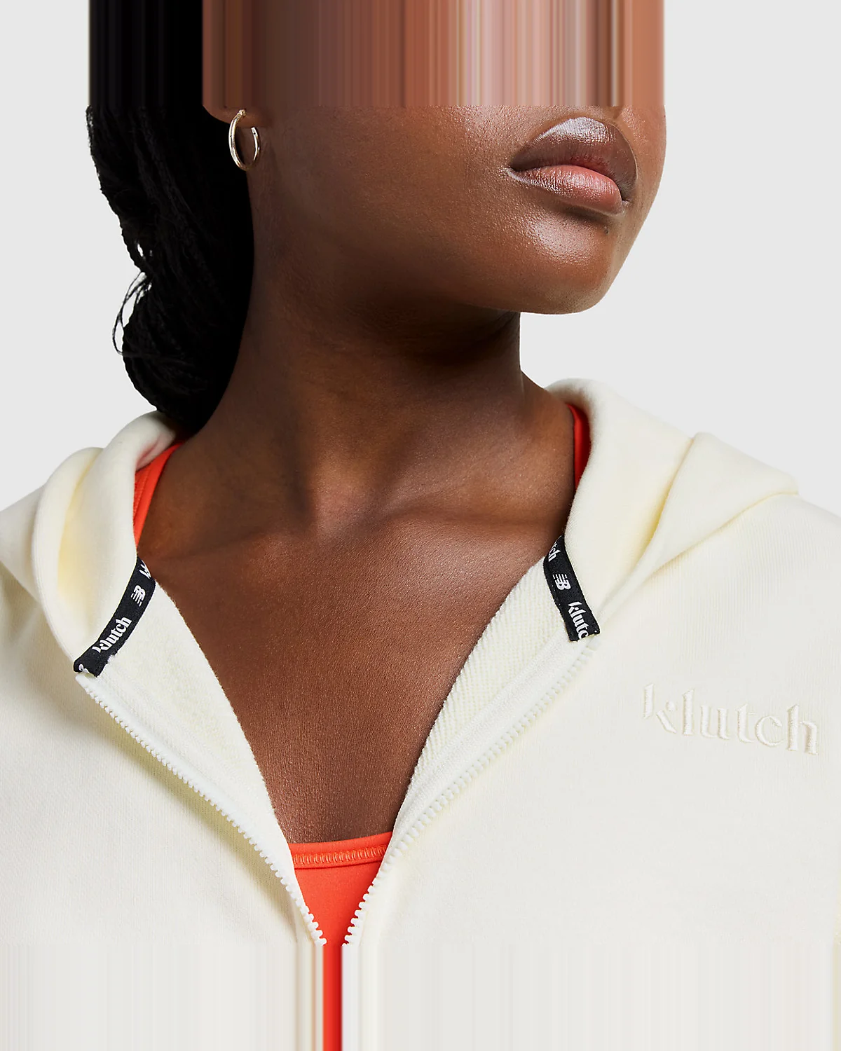 Женская флисовая толстовка на молнии Klutch New Balance — 6
