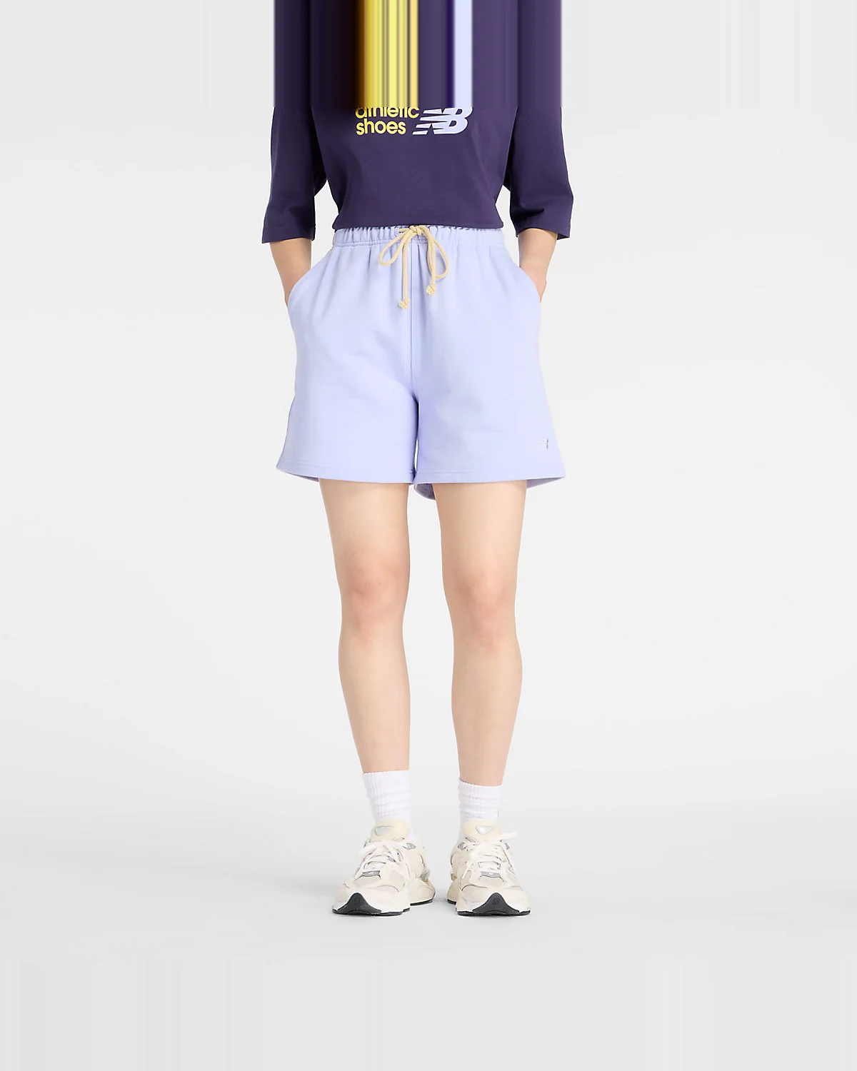 Женские шорты New Balance Athletics French Terry — 2