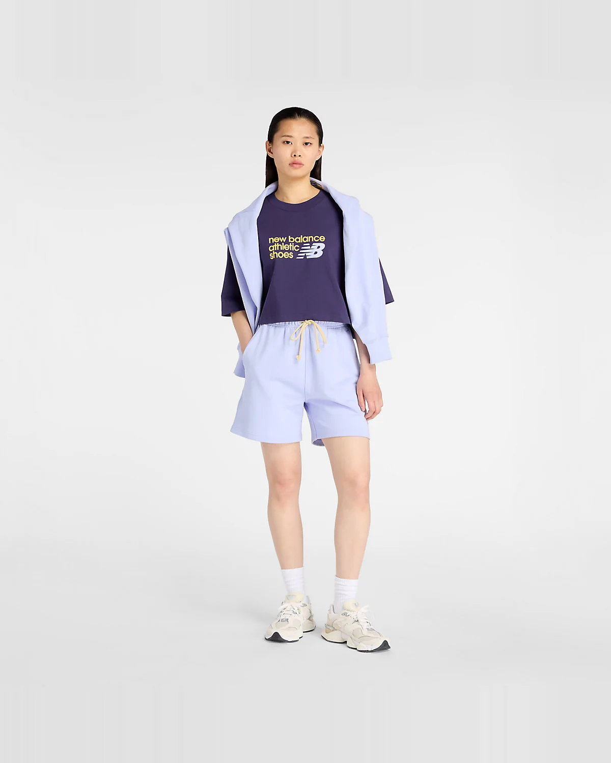 Женские шорты New Balance Athletics French Terry — 3