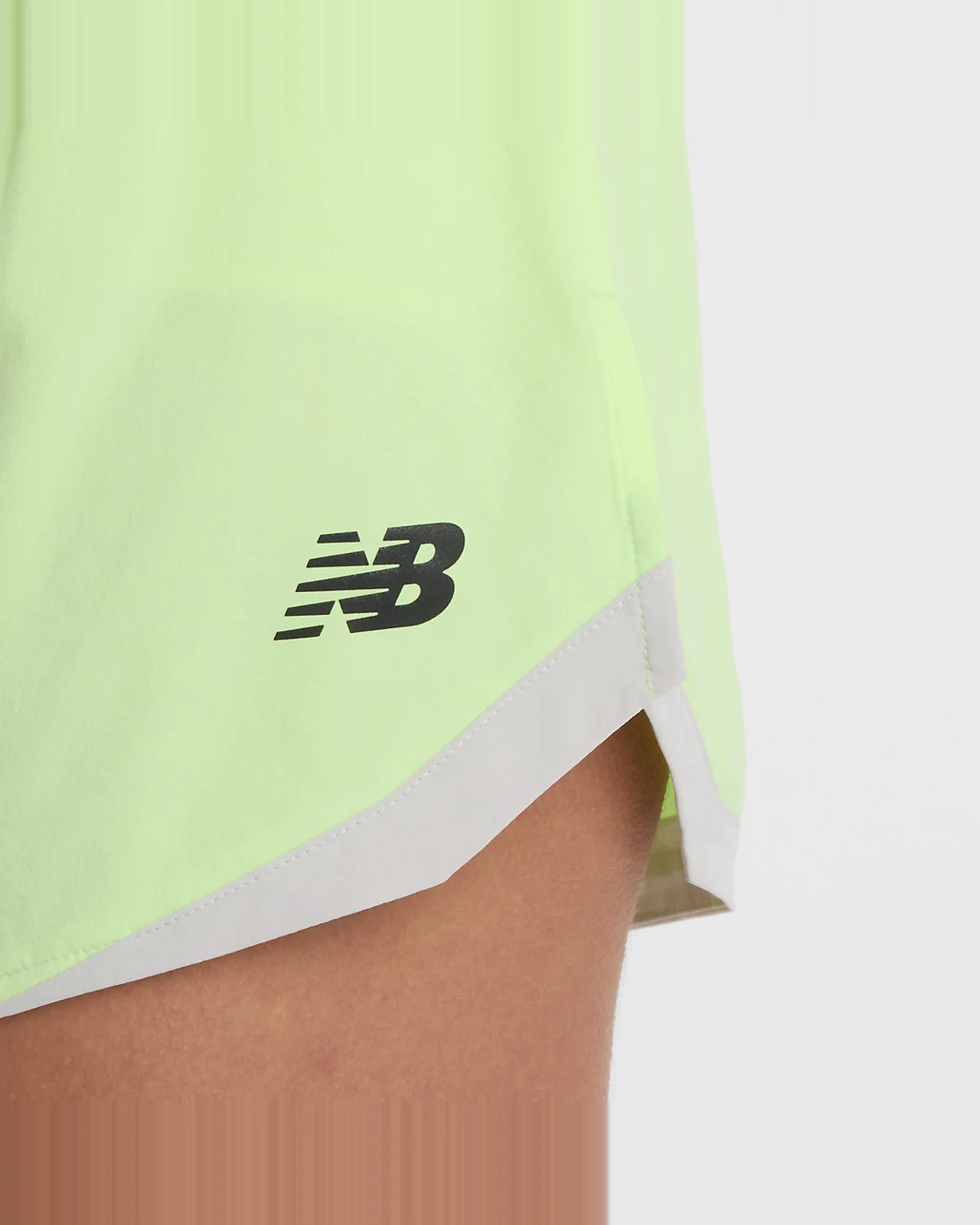 Шорты New Balance RC Essential 3 дюйма неоново-зеленые — 7