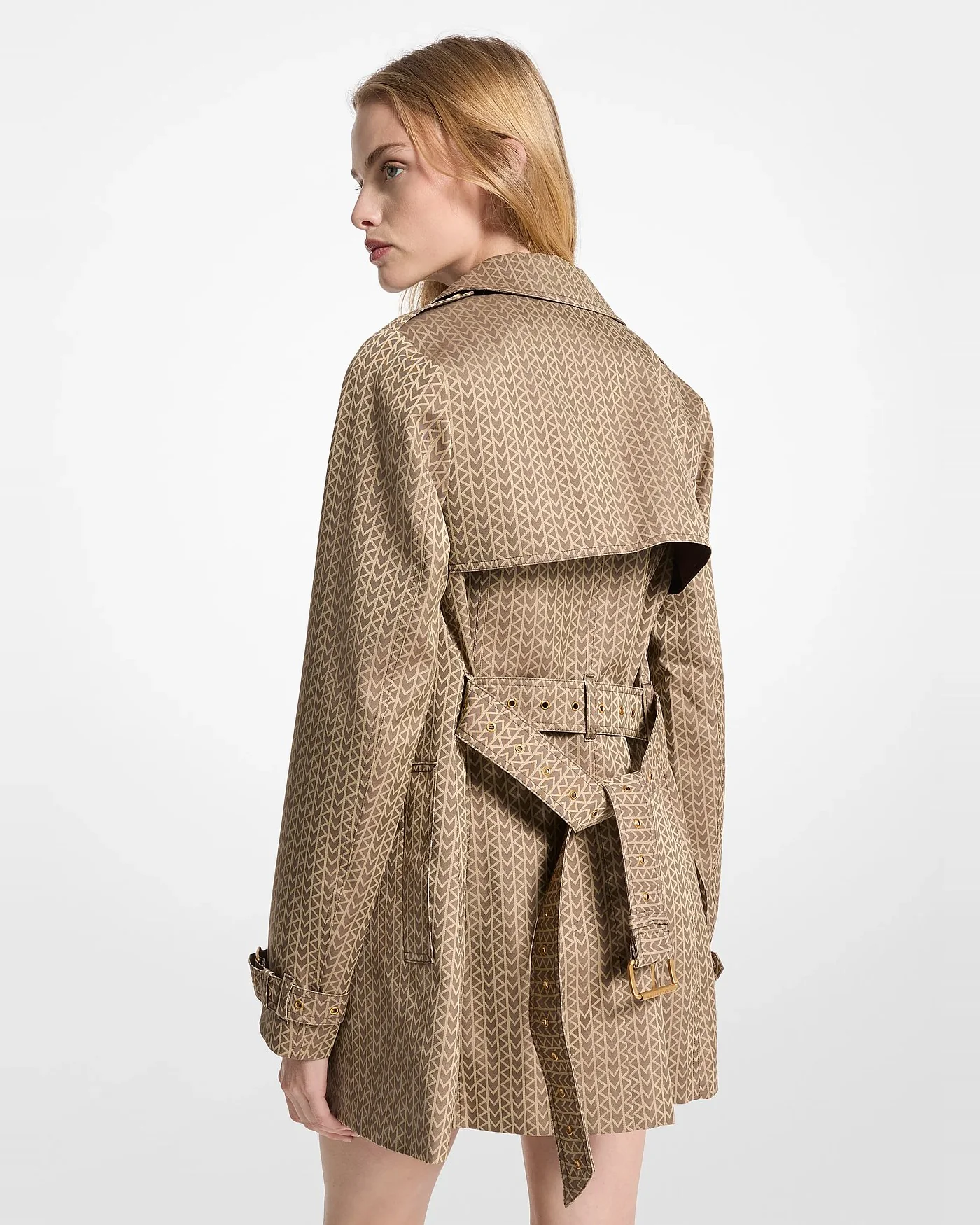 Тренч Michael Kors MK2000 с жаккардовым логотипом — 2