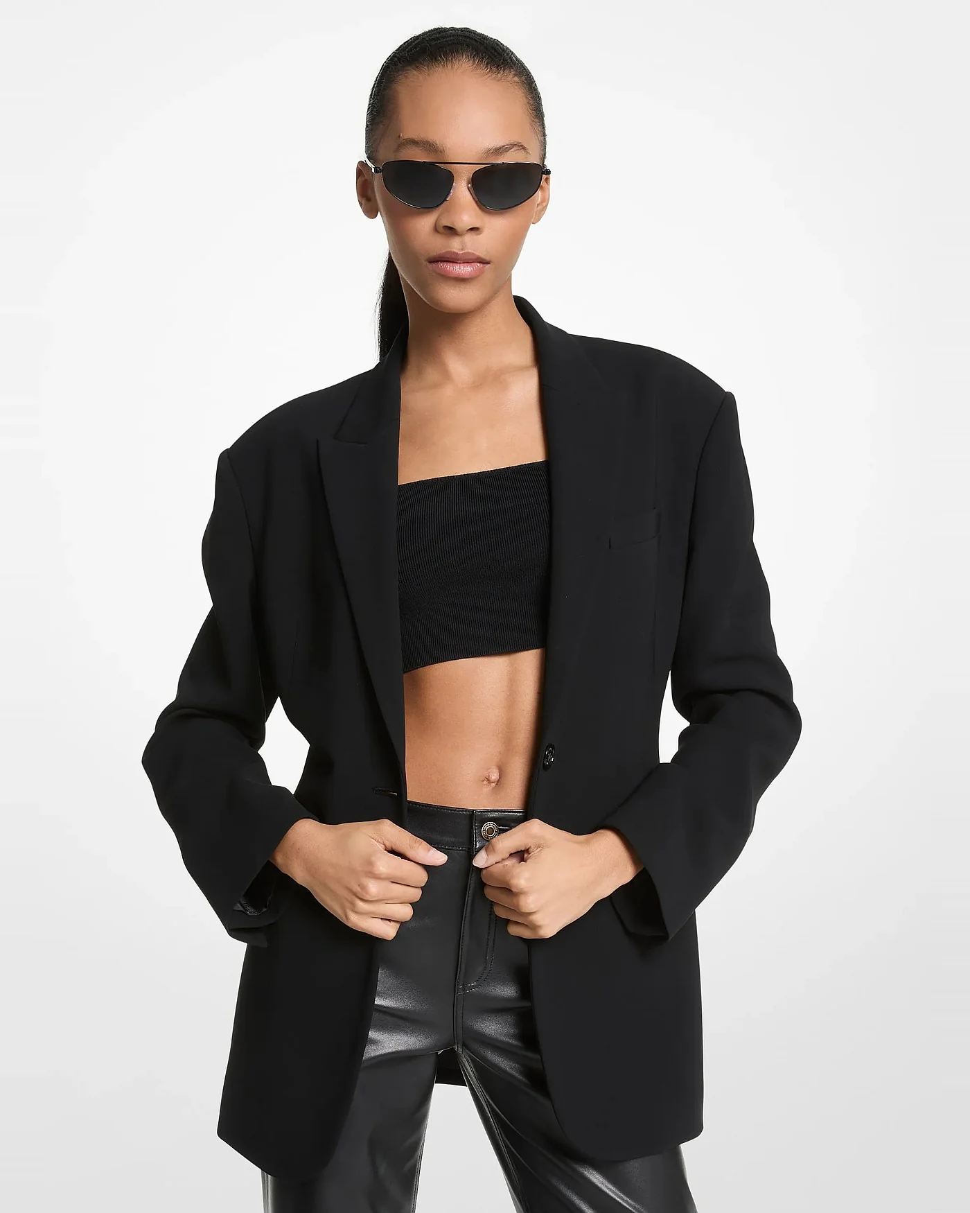 Michael Kors блейзер из крепа — 1