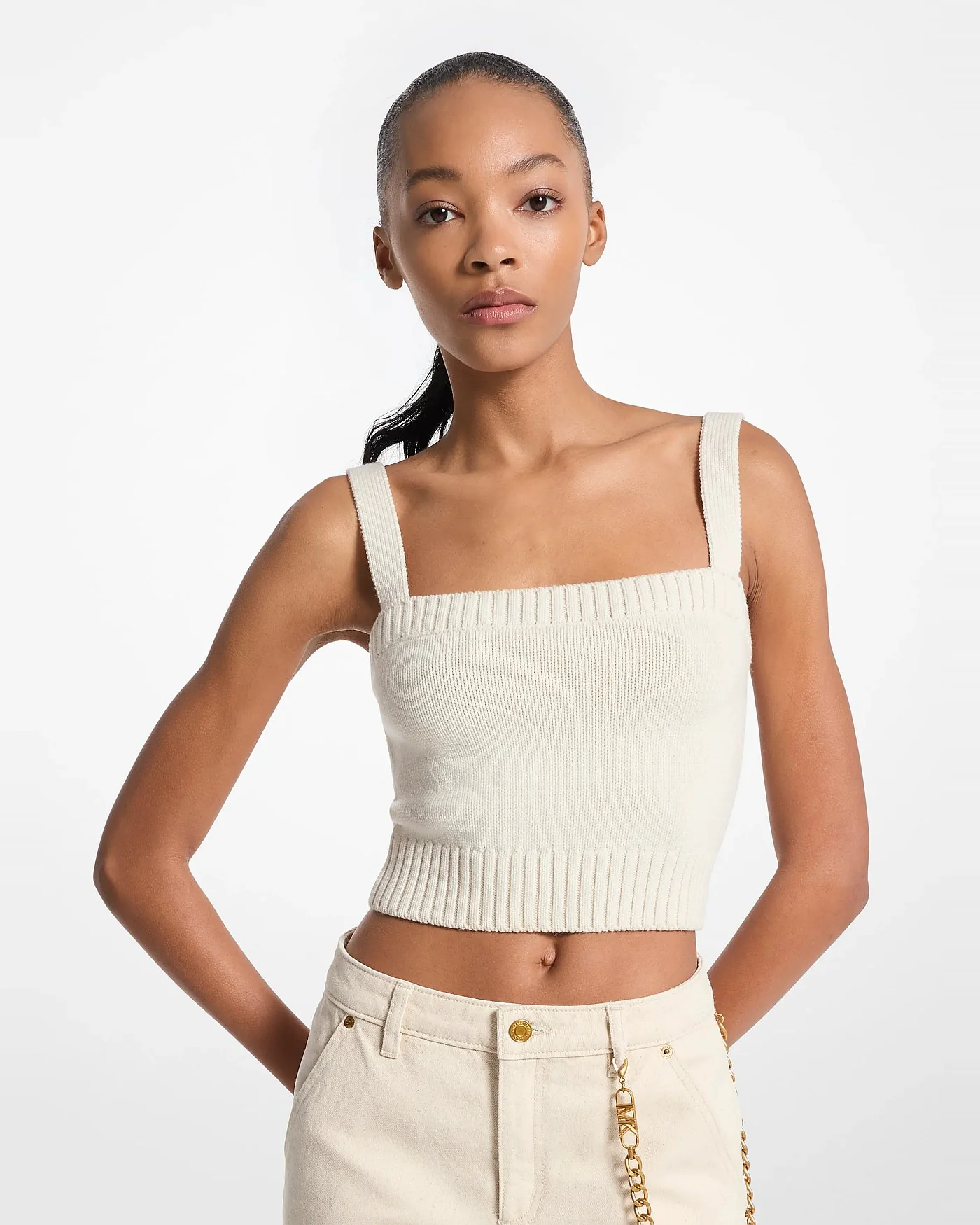 Укороченный топ Michael Kors из шерсти — 1