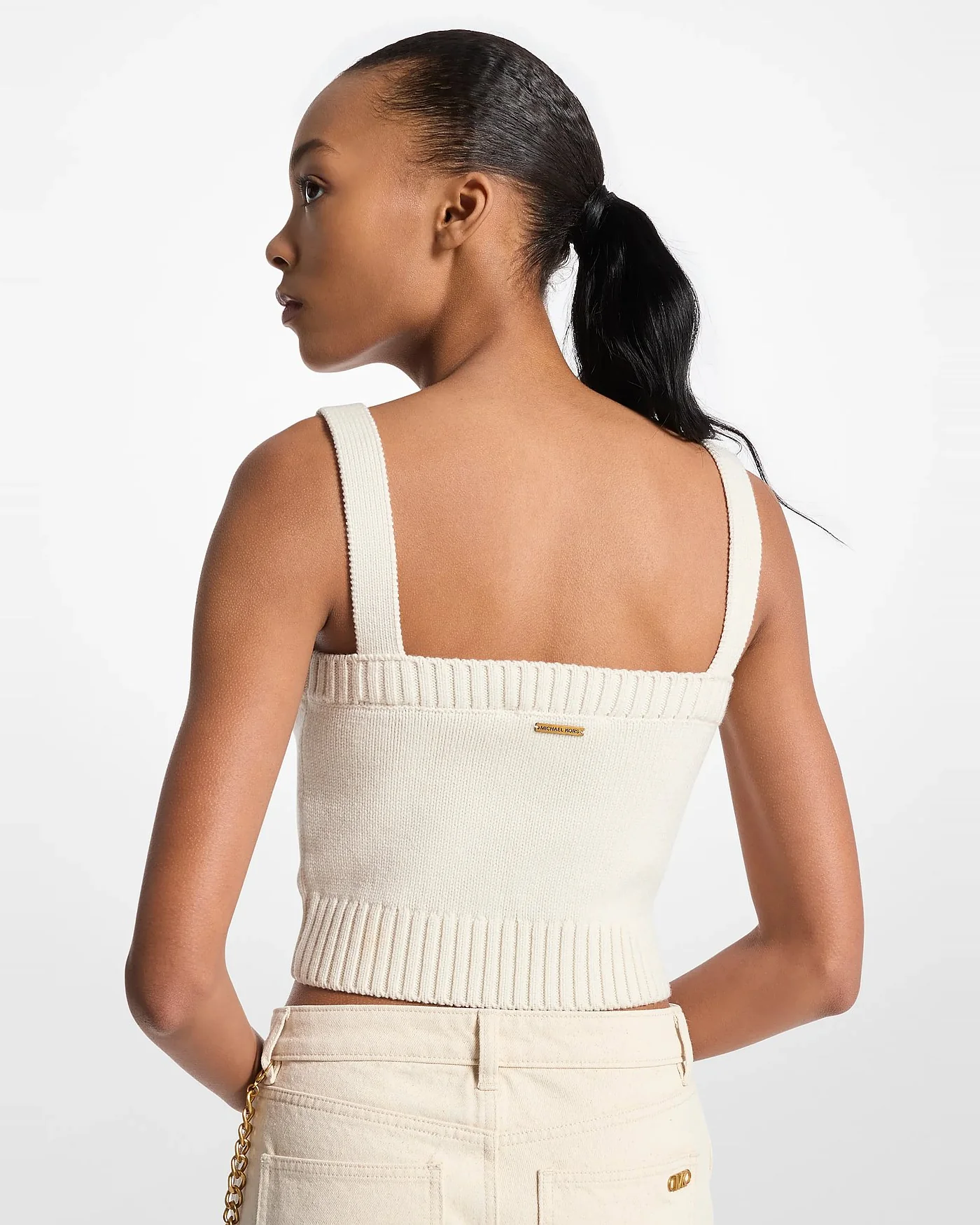 Укороченный топ Michael Kors из шерсти — 2
