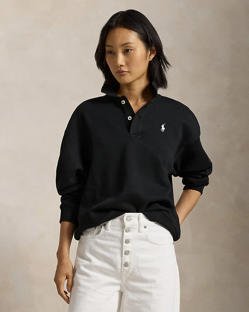 Свитшот Ralph Lauren Polo-Collar Fleece Pullover — 1