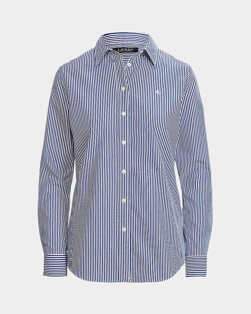 Классическая рубашка в полоску без глажки Ralph Lauren — 2