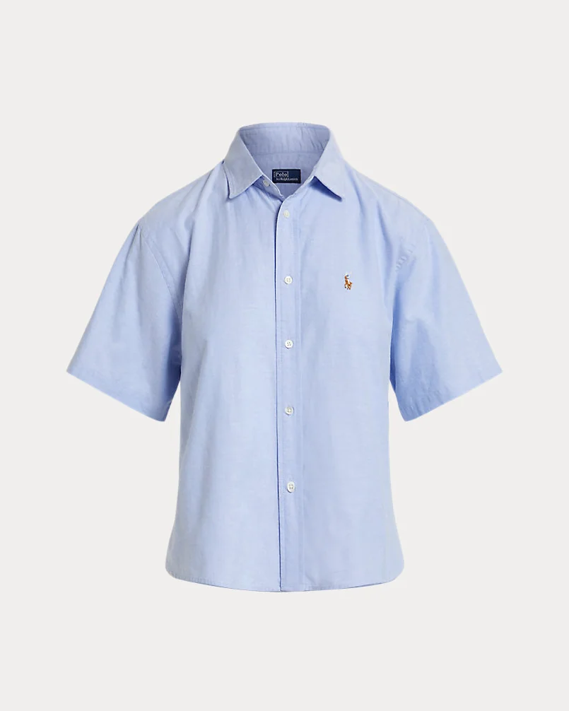Оксфордская рубашка с коротким рукавом Ralph Lauren — 2