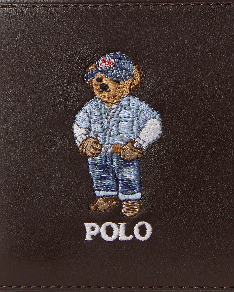 Портмоне Ralph Lauren Polo Bear Leather Billfold Wallet — 4