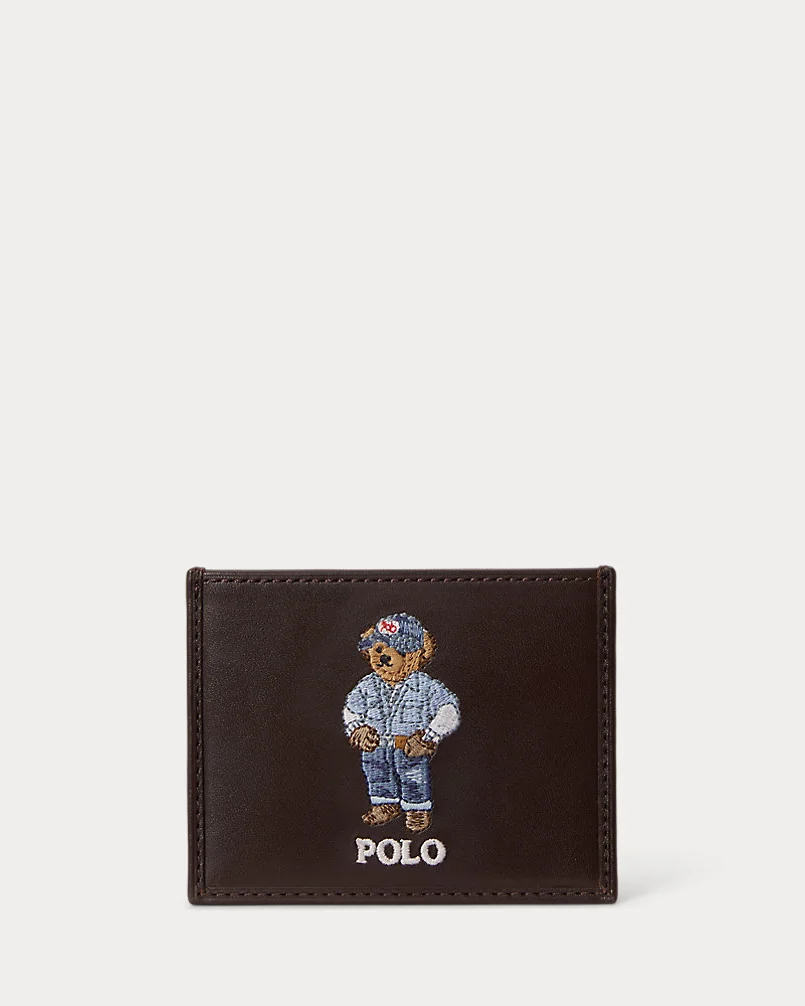 Картхолдер Ralph Lauren Polo Bear Leather Card Case — 1