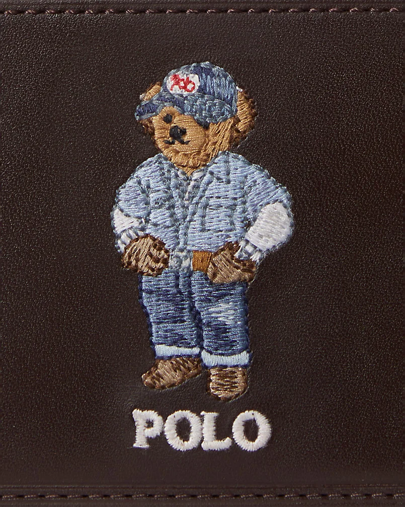 Картхолдер Ralph Lauren Polo Bear Leather Card Case — 3