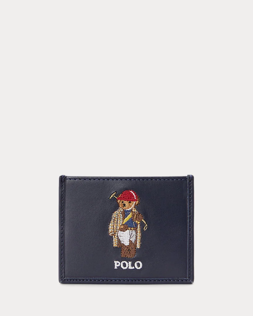 Картхолдер Ralph Lauren Polo Bear Leather Card Case — 1