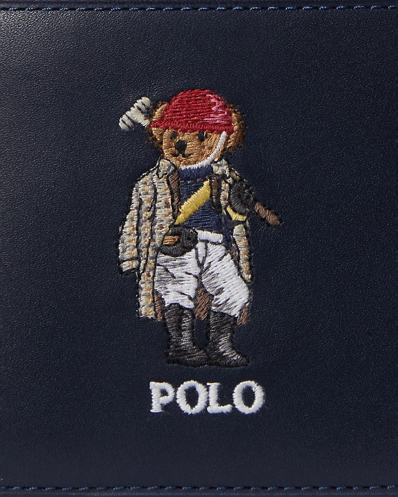 Портмоне Ralph Lauren Polo Bear Leather Billfold Wallet — 4