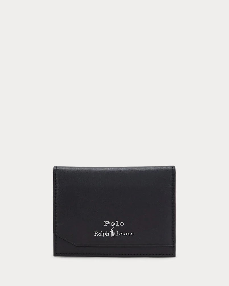 Картхолдер Ralph Lauren Smooth Leather Folded Card Case — 1