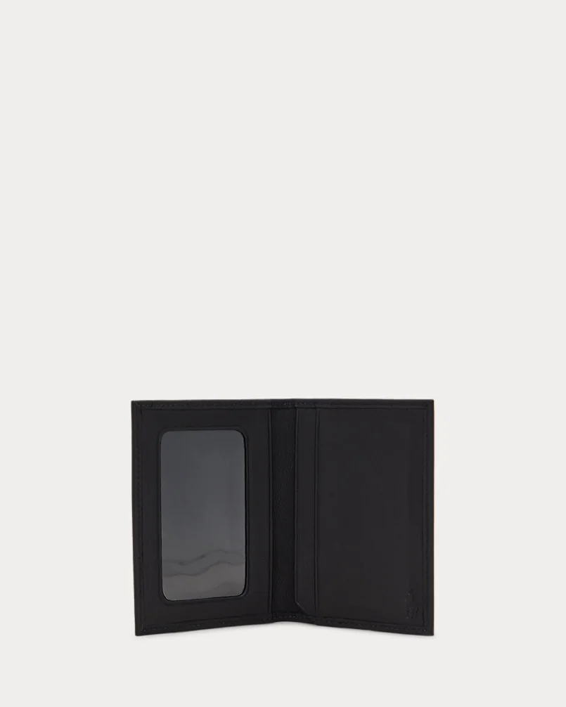 Картхолдер Ralph Lauren Smooth Leather Folded Card Case — 3