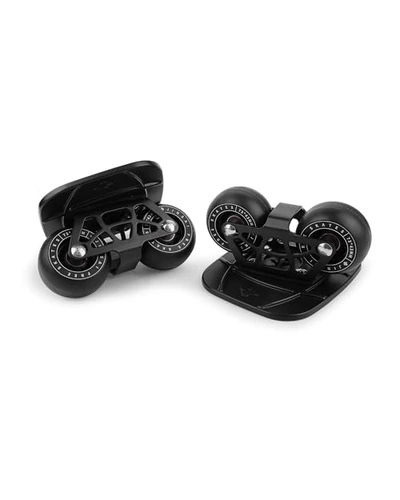 FreeSkates портативные дрифт-ролики с алюминиевой платформой и PU-колесами — черный