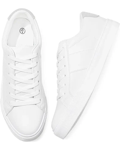Adokoo Women's Fashion Sneakers PU Leather