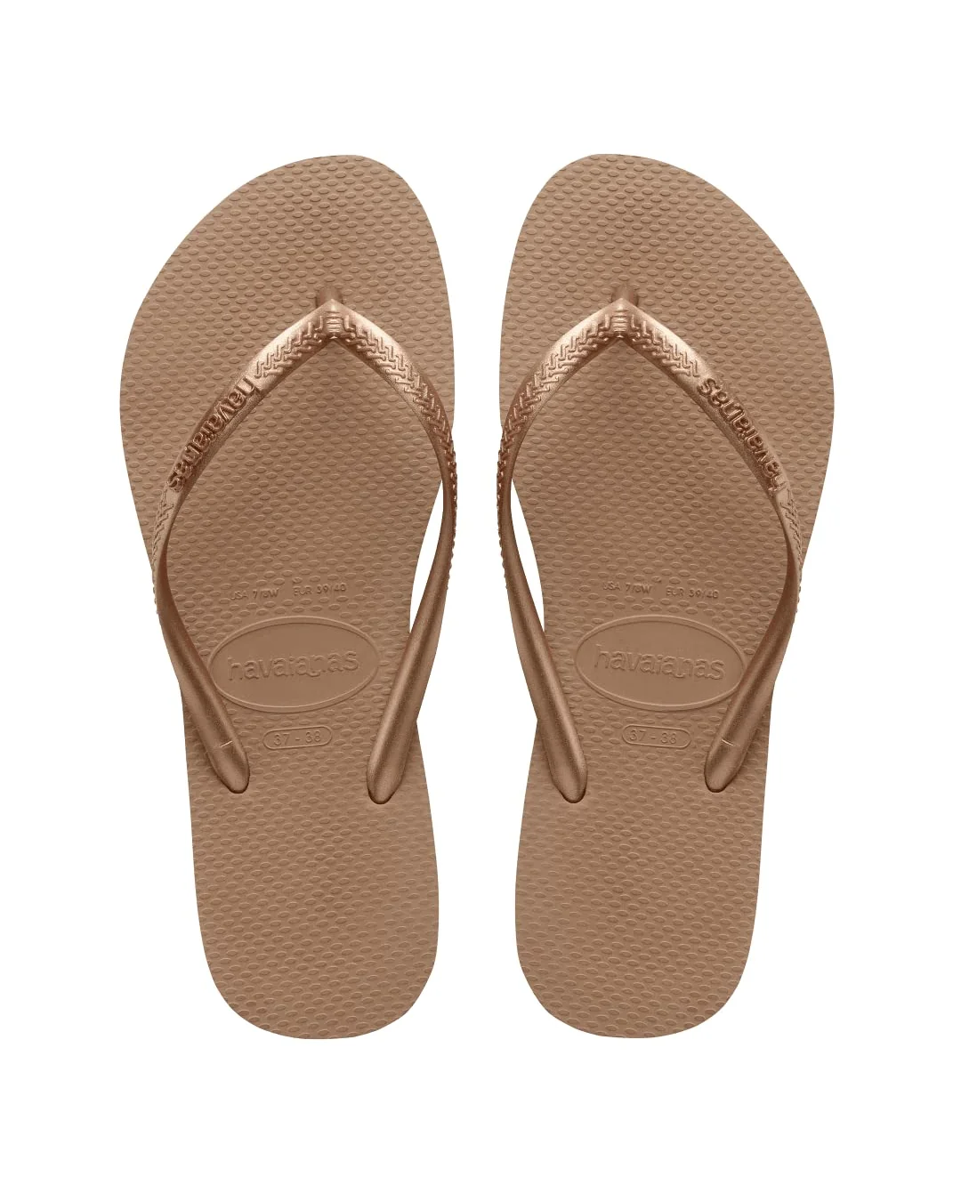 Havaianas Women's Slim Sandals Rose Gold — розовый