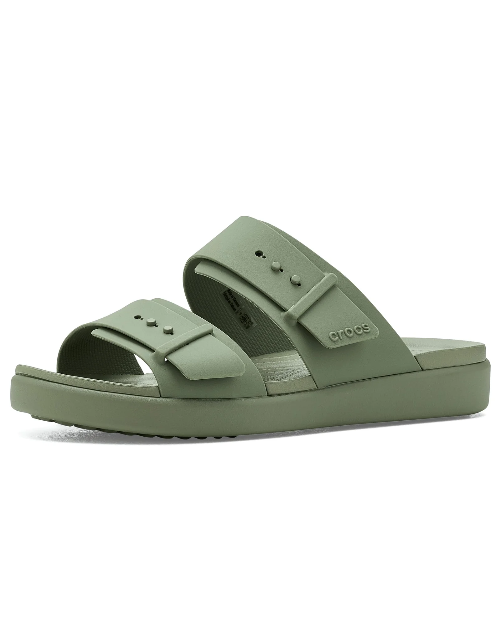 Crocs Brooklyn Buckle Low сандалии — серый