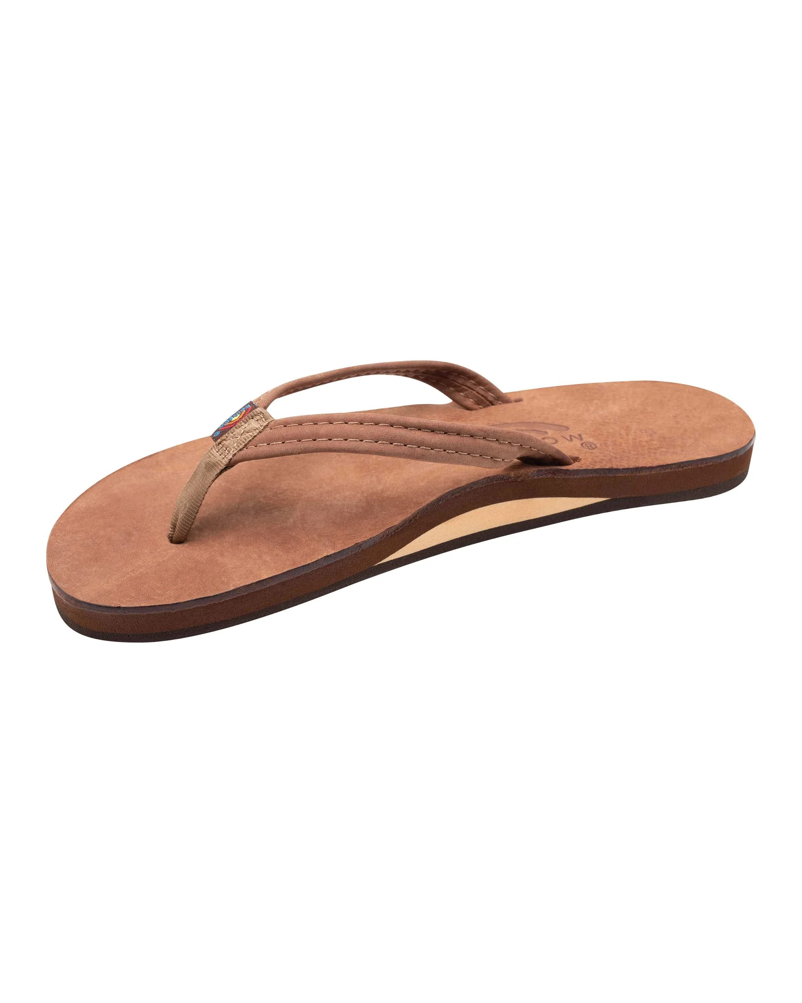 Rainbow Sandals сандалии кожаные на основе — коричневый