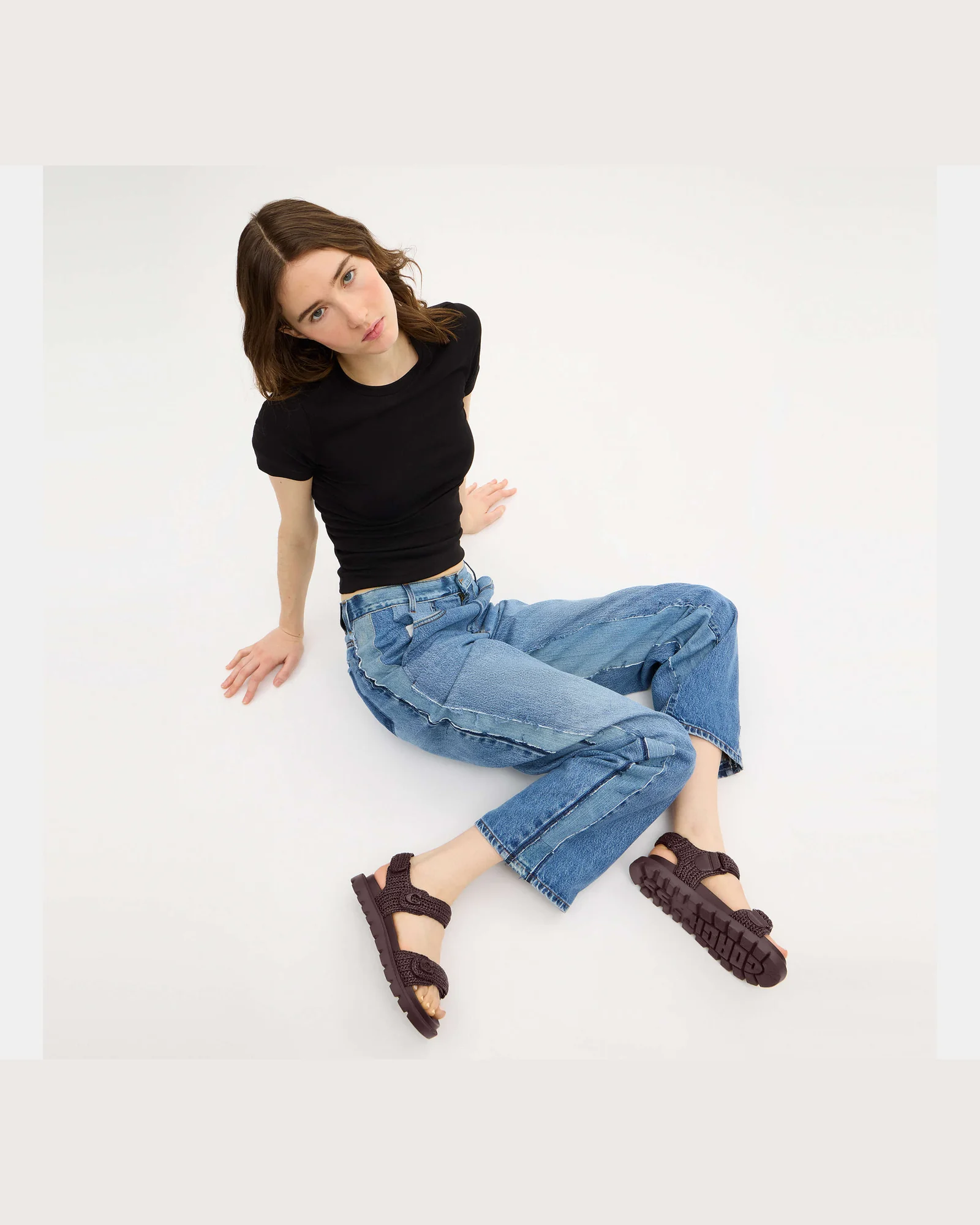 Сандалии Coach Brynn из рафии — 1