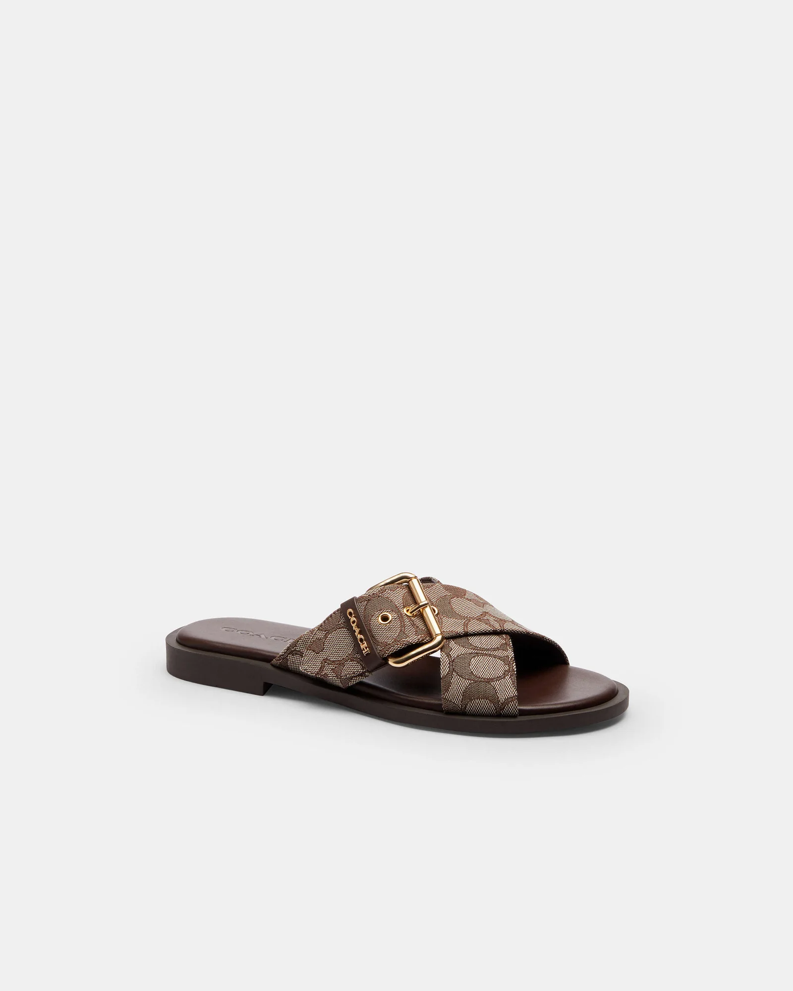 Сандалии Coach с пряжкой из фирменного жаккарда — 15