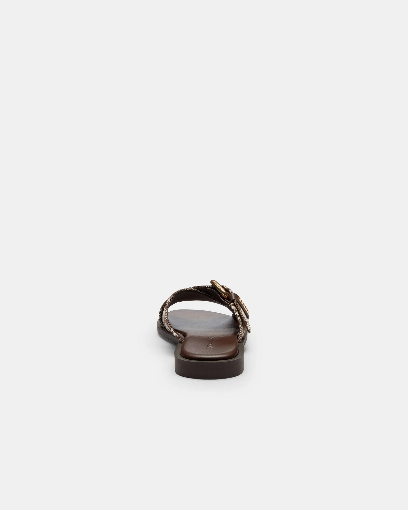 Сандалии Coach с пряжкой из фирменного жаккарда — 18