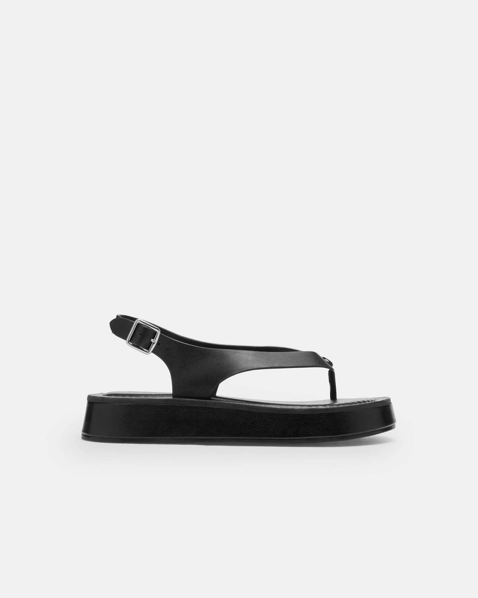 Босоножки Coach Sculpted C на платформе черные — 12