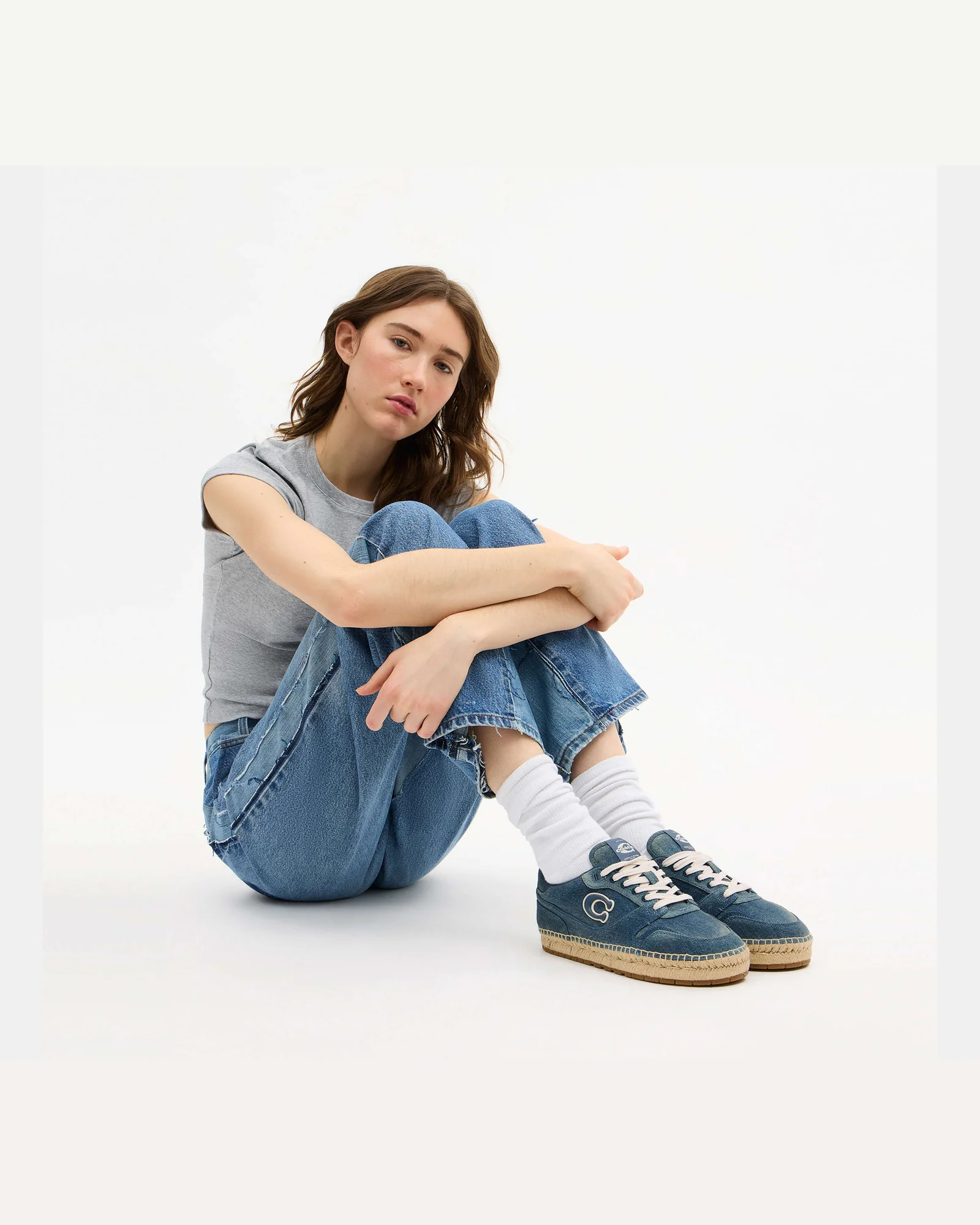 Кеды-эспадрильи Coach Soho из денима — 1