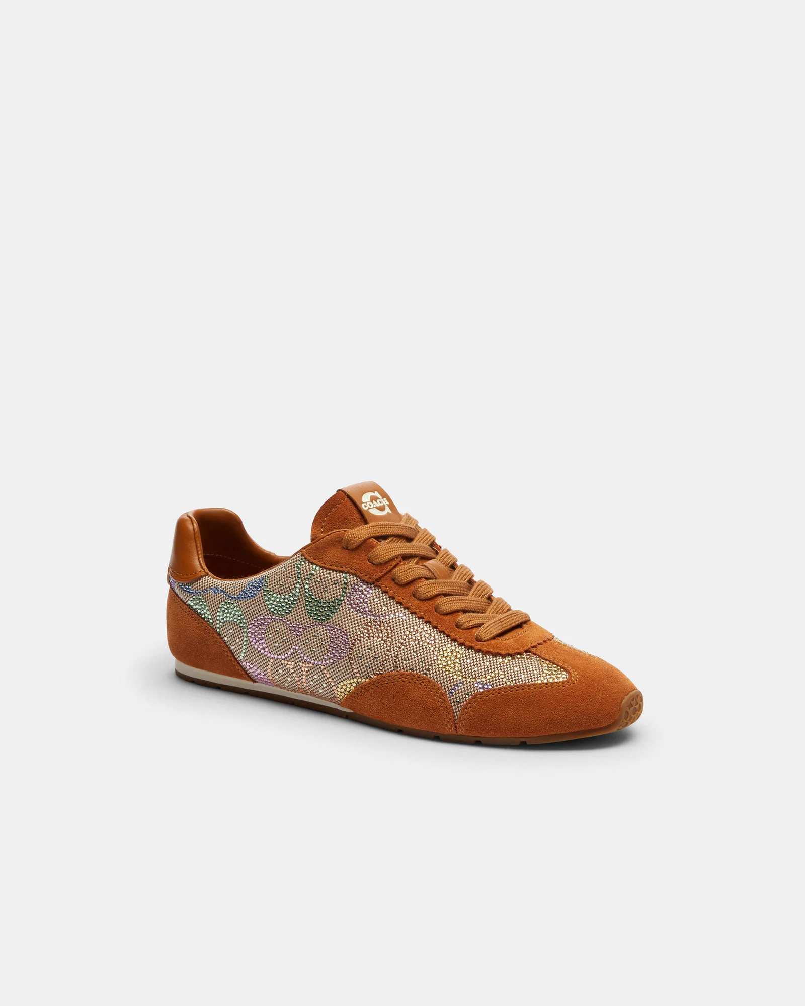 Кроссовки Coach Flat с фирменным жаккардом — 9
