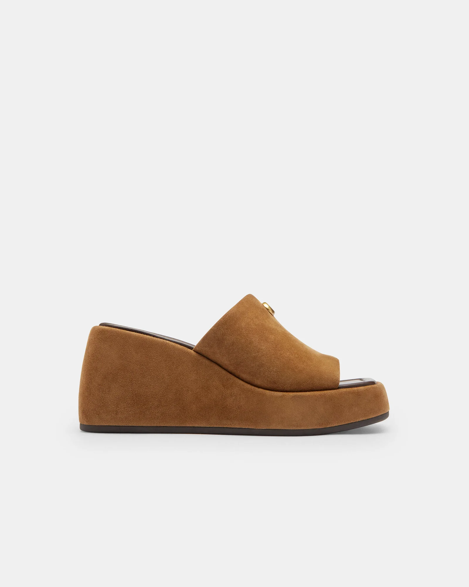 Мюли Coach Marie на платформе, карамельные — 17