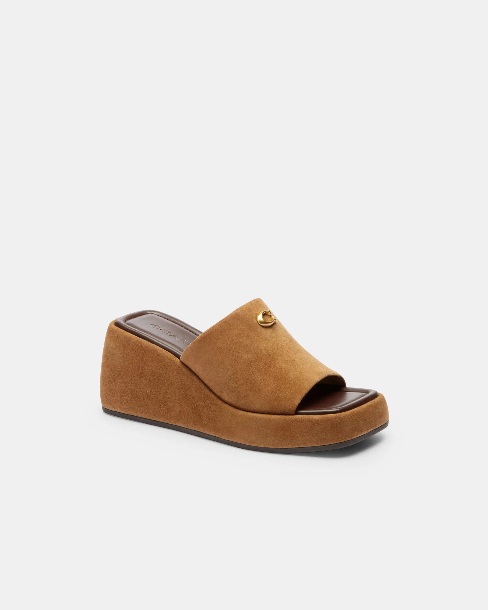 Мюли Coach Marie на платформе, карамельные — 8