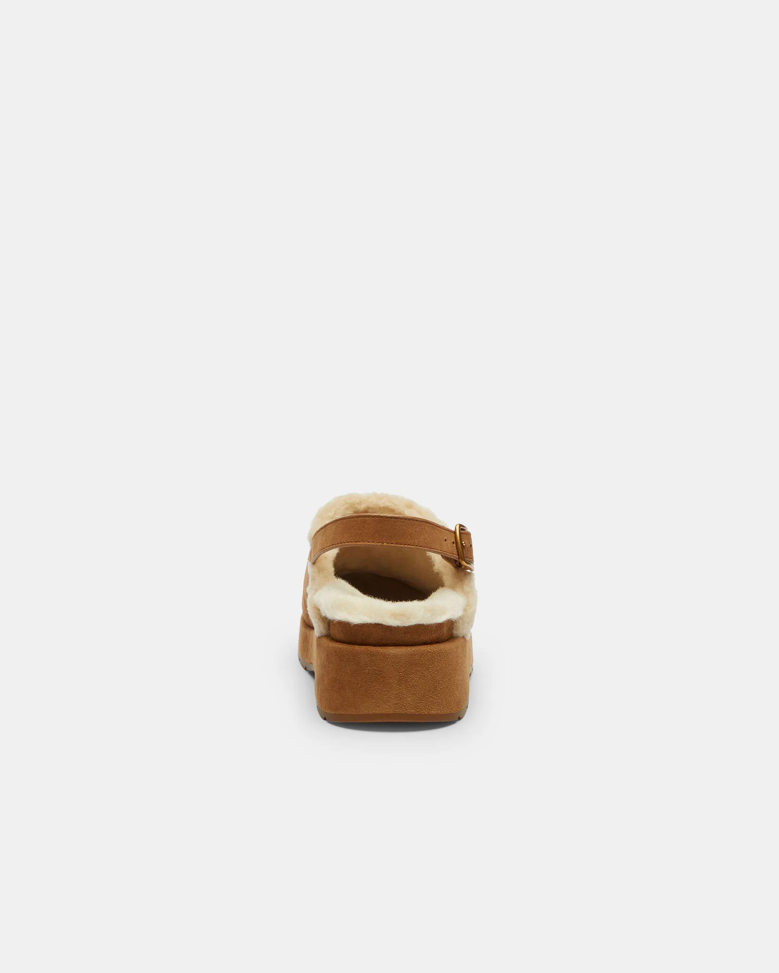 Сабо на платформе Coach Sculpted C из замши — 12