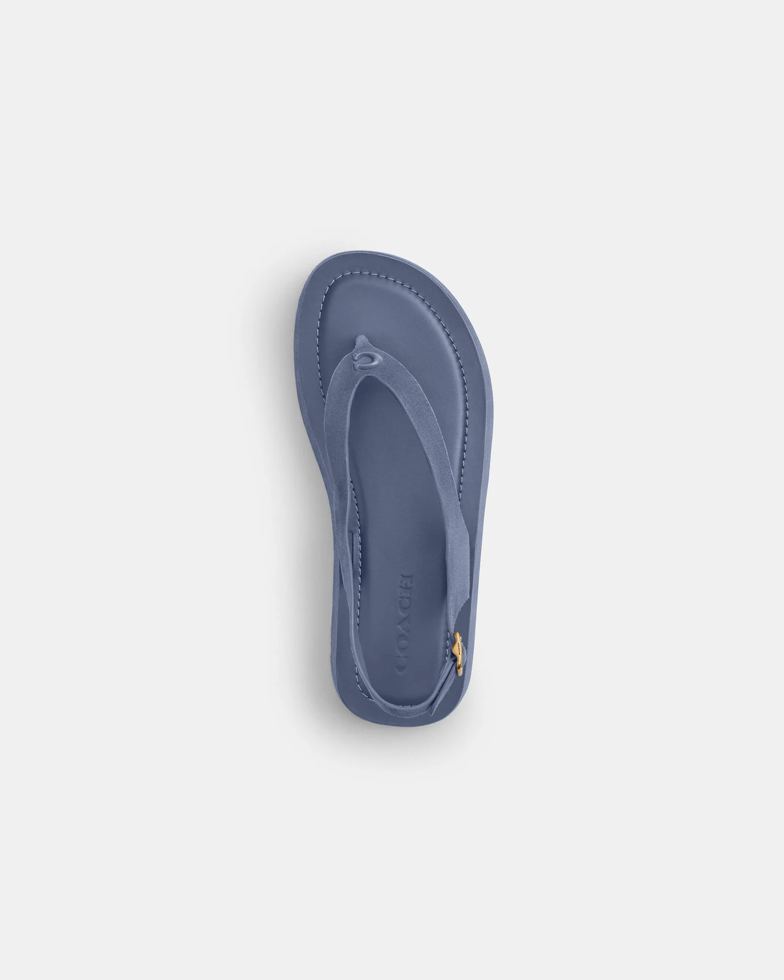 Сандалии Coach Sculpted C на платформе, голубые — 4