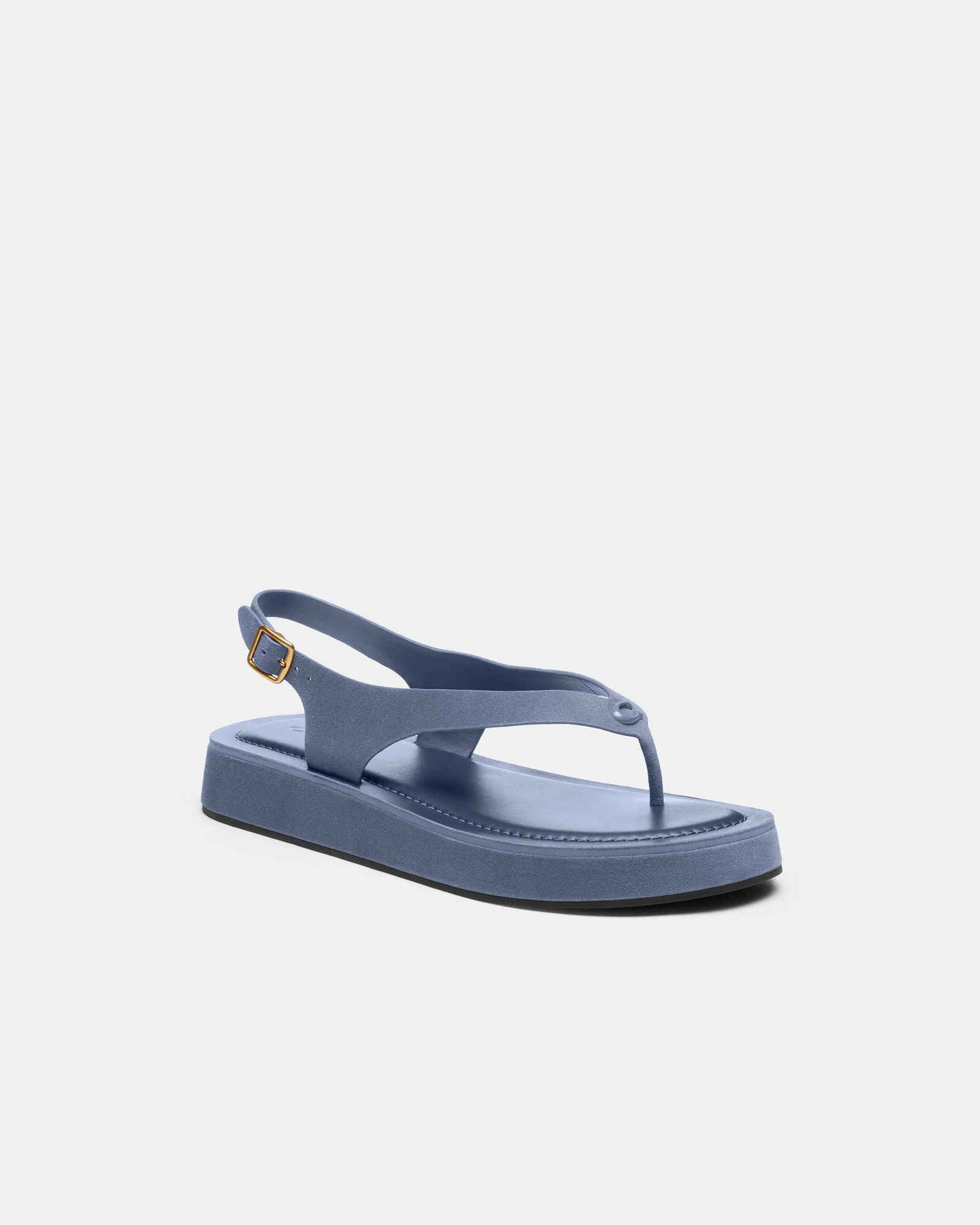Сандалии Coach Sculpted C на платформе, голубые — 8