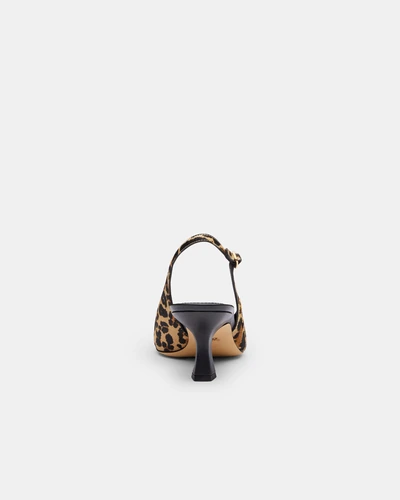 Слингбэки Coach с леопардовым принтом