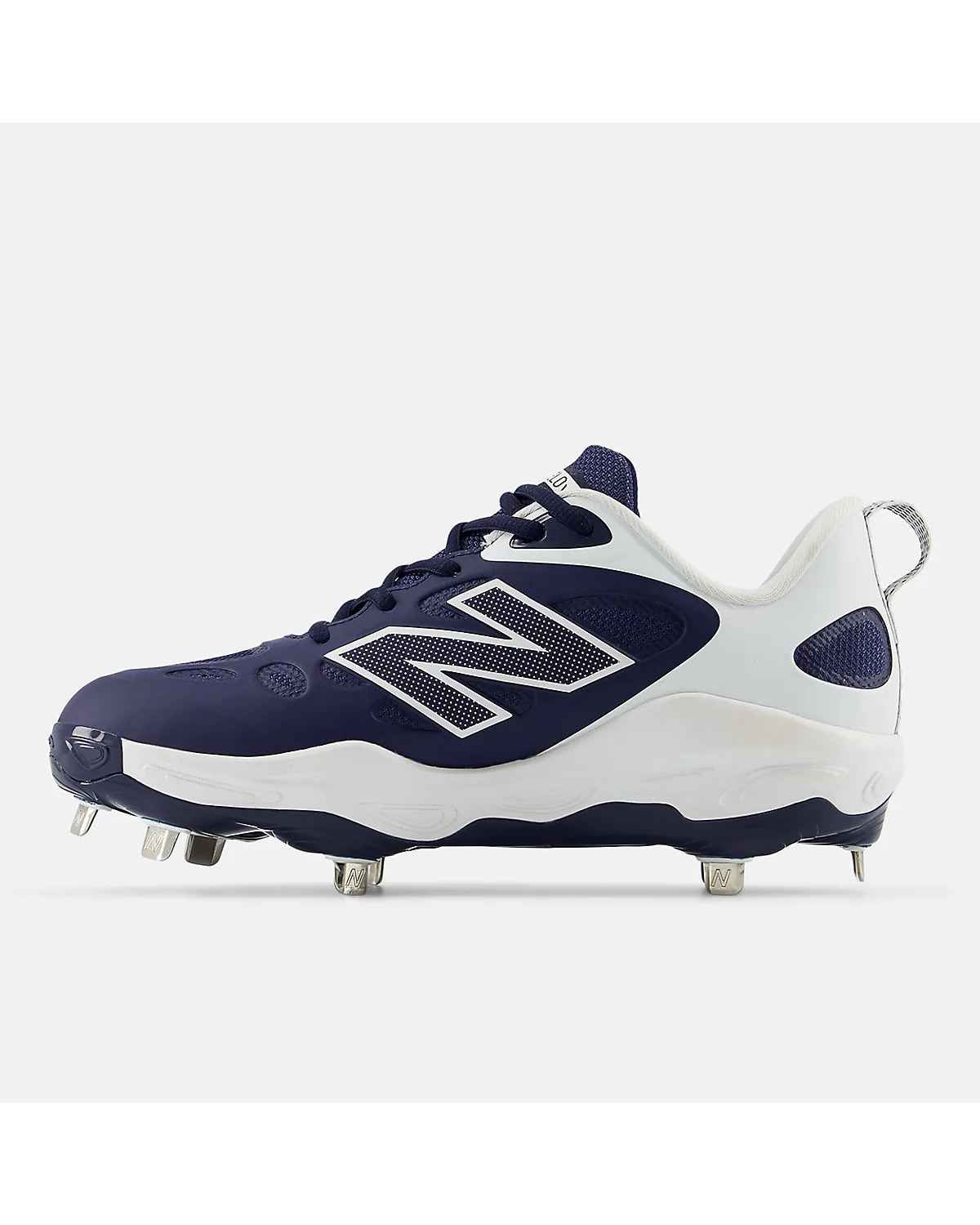 Подошва спортивных бутс New Balance Velo v4 Metal тёмно-синих.